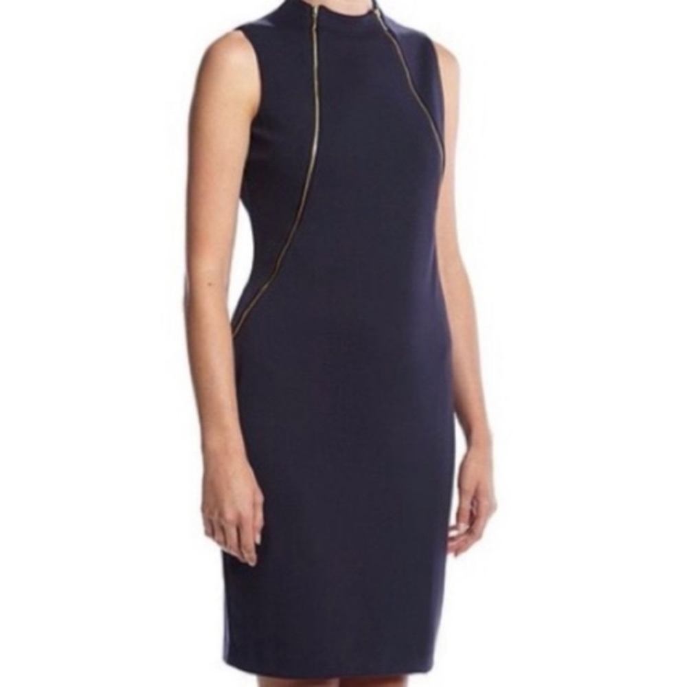 14 Calvin Klein Two Zipper Dress